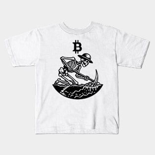 BTC mining Kids T-Shirt